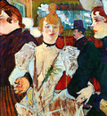 Toulouse Lautrec de Henri Entering Moulin Rouge Sun