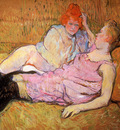 Toulouse Lautrec de Henri The sofa Sun