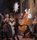 Troost Cornelis Singing Round The Star On Twelfth Night Sun