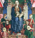 Lippi Filippino The virgin and child enthroned
