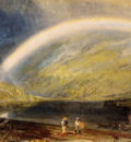 Turner Joseph Mallord William Rainbow  A view on the Rhine from Dunkholder Vineyard of Osterspey