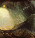 Turner Joseph Mallord William Snow Storm Hannibal and His Army Crossing the Alps