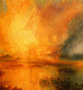 Turner Joseph Mallord William The Burning of the Hause of Lords and commons detail1