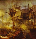 William Turner The Battle of Trafalgar, as Seen from the Mizen Starboard Shrouds of the Victory