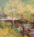 twachtman the white bridge 1895