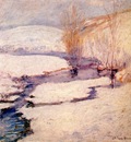 twachtman winter landscape c1891