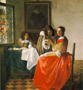 Vermeer The girl with wineglass, 1659 60, 78x67 cm, Herzog A