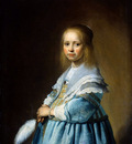 Verspronck Jan Cornelisz Girl in blue Sun