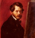 Vogelstein Carl Christian Vogel von Portrait Of Friedrich Von Amerling