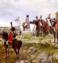 walker james alexander napoleon watching the battle of friedland