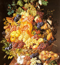 Zinnogger Leopold A Basket Of Fruit With Animals