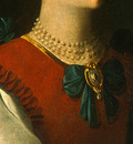 Zurbaran Saint Lucy, detlalj 1, c  1625 1630, NG Washington