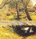 levitan small bridge, savvinskaia village