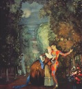 somov harlequin and lady