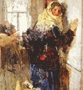 tkachev the postgirl in winter early 1950s