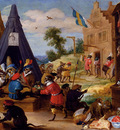 Teniers David A Festival Of Monkeys