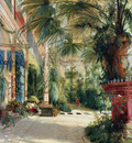 the interior of the palm house