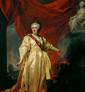 portrait of catherine ii the legislatress in the temple devoted to the godess of justice