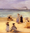 on the beach at boulogne
