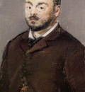portrait of the composer emmanual chabrier