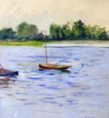 sailing boats on the seine at argenteuil 1890