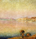 two children by the water