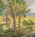 Two Girls in a Landscape
