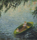 Young Girls in a Boat on the Marne