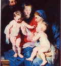 holy family with st elizabeth and st john the baptist