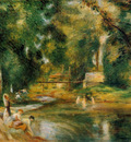 essoyes landscape washerwoman and bathers