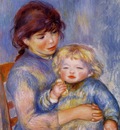 motherhood also known as child with a biscuit
