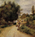on the banks of the river