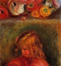 portrait of coco and flowers