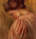 portrait of a girl in red