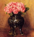 roses in a china vase