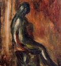 study of a statuette by maillol