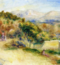 the view from collettes cagnes 1910