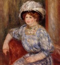 woman in blue 1906