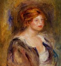 Young Girl in Blue also known as Head of a Blond Woman
