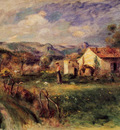 young woman standing near a farmhouse in milly