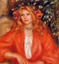young woman wearing a garland of flowers