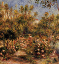 young woman in a garden cagnes 1903