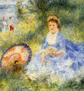 young woman with a japanese umbrella