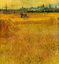 arles  view from the wheat fields
