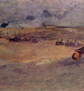 dunes with figures