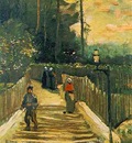 sloping path in montmartre