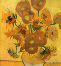 Still Life  Vase with Fifteen Sunflowers