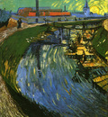 the roubine du roi canal with washerwomen