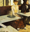 Au Cafe ou l Absinthe Huile sur Toile 92x68 cm Paris musee d Orsay