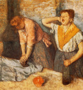 Les Repasseuses Huile sur Toile 76x815 cm Paris musee d Orsay